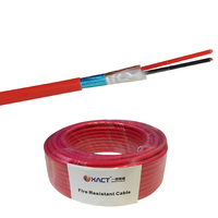 Câble d'alarme incendie industriel à gaine PVC FPL FPLR en cuivre nu solide blindé 2x0.8mm2