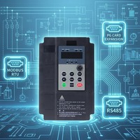 Variateur de fréquence 0,75 kW 220 V VFD monophasé vers triphasé, variateur AC homologué CE pour petit moteur de broche CNC et contrôleur de pompe à eau