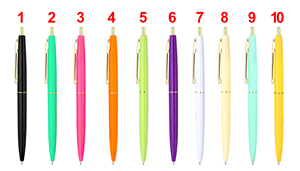Elegant Pressed ABS Plastic Ball Pen 1.0mm Smooth Writing Custom Printed Logo Low Price Hotel Stationery Promotional Gift Pen - Product Image 6