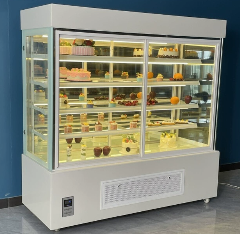 Cake Cabinet Refrigerated Cooked Food Display