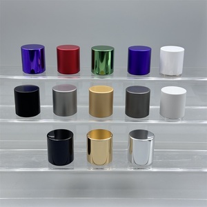 Tapa de perfume magnética de aluminio negro mate de gama alta de 15mm <span class=keywords><strong>13</strong></span>/15FEA tapón de botella de alta calidad para botellas y embalaje - Product Image 2