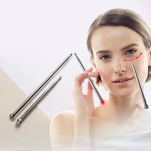 Pluma de Acupuntura, Herramienta de Reflexología Facial, Acero Inoxidable, Retráctil, Masajeador de Puntos de Activación - Product Image 3