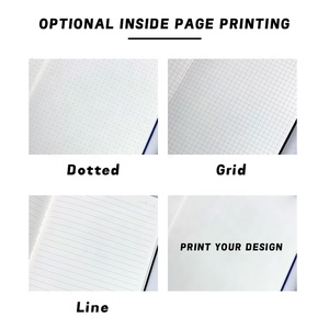 Agenda A5 en cuir PU personnalisé avec logo, couleur personnalisée, organisateur de pages complètes Samedi-Dimanche, reliure cousue gratuite - Product Image 6