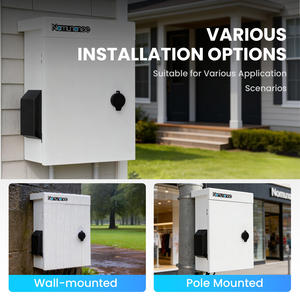 Wetterfester Metall-Elektroverteilerkasten für Außenbereich, Mastmontage-Gehäuse mit Belüftung für Sicherheitssteuerungssysteme - Product Image 5