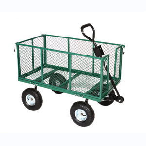 KINDE Transport Chariot de jardin en treillis pour l'extérieur Chariot à outils de jardin Set Roll Container trolley hand wagons - Product Image 1