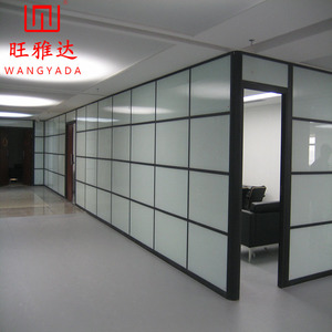 Divisor de Vidrio Plegable sin Marco con Logotipo Personalizado, Separador de Oficina de Vidrio, Divisor Modular Ahorrador de Espacio, Sala de Reuniones Pequeña para Exteriores - Product Image 5