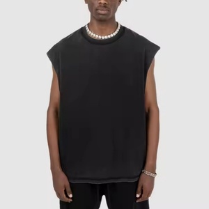 Débardeur en coton personnalisé, style vintage, lavé, de haute qualité, grande taille, débardeurs pour hommes, débardeurs de sport pour hommes - Product Image 3