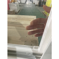 Fenêtre coulissante en PVC de style américain série 82 en vinyle Fenêtres coulissantes à double vitrage Upvc pour cuisines domestiques Étanche