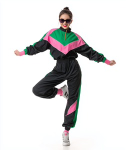 Collection de survêtements vintage pour femmes des années <span class=keywords><strong>80</strong></span> et <span class=keywords><strong>90</strong></span>, en polyester, pour la scène - Product Image 3