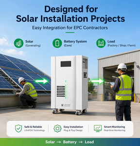 Home <b>Battery</b> Energy Storage System 16kWh 51.2V Solar <b>Backup</b> Power for Off Grid House Emergency Power Supply - Product Image 1