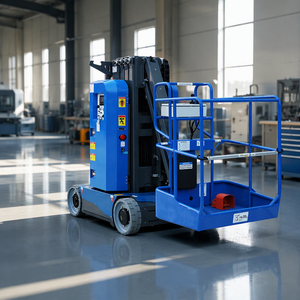 Plateforme de travail aérien sur chenilles à rotation de 220 degrés, 10,65 m, 200 kg, pour opérations sur terrains de gravier, OEM disponible - Product Image 5
