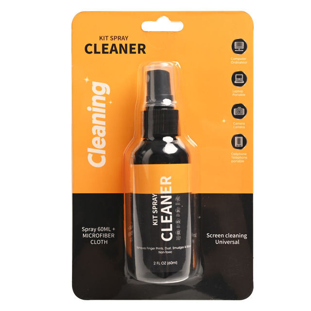 Optical Lens Glasses Camera Screen Cleaning Cleaner Spray and Microfiber Cloth Kit