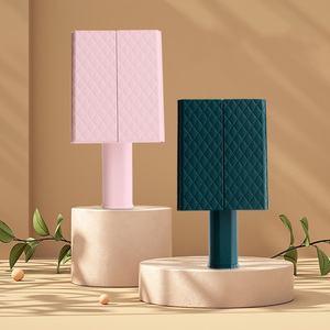 Espejo de Vanidad Portátil con Aumento de 1/2/3X, Espejos de Maquillaje Plegables de 3 Secciones, Rotación de 180°, Regulador de Intensidad Continuo, Espejos de Mesa de Belleza - Product Image 6