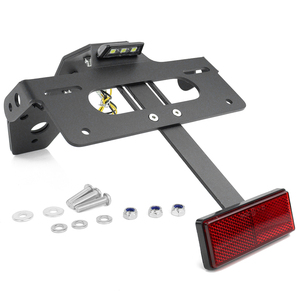 Waximoto Fit pour Triumph <span class=keywords><strong>Tiger</strong></span> <span class=keywords><strong>660</strong></span> <span class=keywords><strong>Sport</strong></span> Aftermarket Numéro en aluminium Support de plaque d'immatriculation Support Fender Eliminator Tail Tidy - Product Image 2