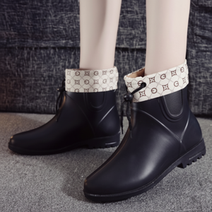 Stivali da pioggia da donna Casual foderati in pile progettati da attività TAIN02N per le giornate fredde - Product Image 1