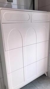 モダンな木製バケットシューズキャビネット統合収納家具ホーム入り口用リビングルーム用 - Product Image 6