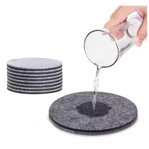 WELLFLYER PM-301 resistente al calore tondi sottobicchieri in feltro per bevande <span class=keywords><strong>tavolo</strong></span> da pranzo cuscinetto per tè tè tazza calda tovaglietta - Product Image 5