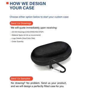 Estuche de Viaje Rígido Personalizado de Fábrica para Cortadora de Cabello, Bolsa Protectora de Almacenamiento - Product Image 3
