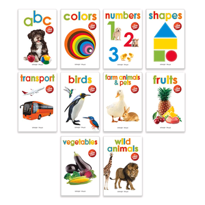 बच्चों के लिए बोर्ड की पुस्तक शैक्षिक बोर्ड पुस्तक, वर्णमाला संख्या के रंग सीखने के लिए खिलौने सीखने के खिलौने - Product Image 2