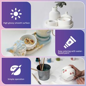 OSBANG Eco Resin <strong>Casting</strong> <strong>Powder</strong> 1kg Fast Cured Plaster <strong>Casting</strong> <strong>Powder</strong> for Beginner Easy to Demold Home Detor DIY Starter Crafts - Product Image 3