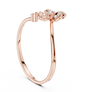 Yaeno Cute Daisy <b>Rings</b> for Women <b>Thin</b> Band <b>Ring</b> in 925 Jewelry - Product Image 2