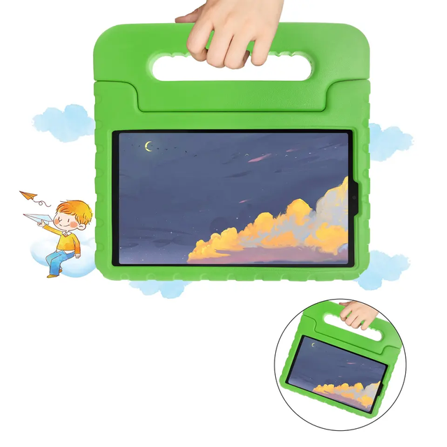 HGD Kids EVA Foam Tablet Case for Samsung Tab A7 Lite  8.7" 2021 Shockproof Cover with Shoulder Strap and Handle Case
