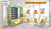 Ascenseur automatisé d'aliments sains Distributeur automatique de boissons froides, de snacks et de sodas Magasin de détail avec port de ramassage moyen
