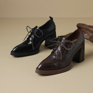 Botas de Nieve Modernas y Versátiles de Media Pantorrilla para Mujer, con Tacones Altos y Gruesos, Cierre Deslizante, Forro de Piel, Otoño/Invierno - Product Image 1