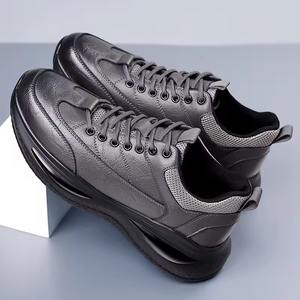 Nouvelles chaussures de sport décontractées pour hommes, à la mode, avec lacets, baskets pour hommes, chaussures en cuir pour hommes - Product Image 2