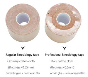 NQ SPORTS Ruban de kinésiologie imperméable avec logo personnalisé Bande élastique de thérapie <span class=keywords><strong>k</strong></span> <span class=keywords><strong>Tape</strong></span> Bande musculaire sportive pour le sport et la physiothérapie - Product Image 6