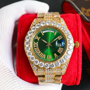 Montre Mossanite de style chaud en gros | 3255 mouvement hommes design de diamant de luxe - Product Image 6