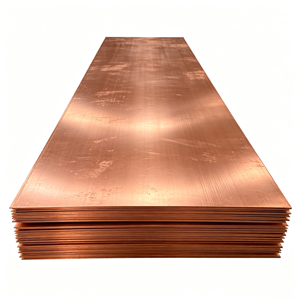 Grande quantité en stock de plaques en cuivre pur T2 de 60 mm d'épaisseur, feuilles plates en cuivre rouge pour accessoires conducteurs de transmission d'énergie électrique - Product Image 2