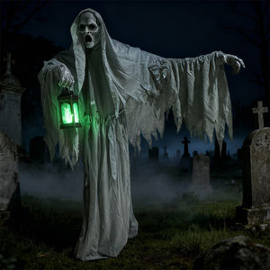 Modèle de fantôme électrique réaliste <span class=keywords><strong>squelette</strong></span> crâne Animatronics accessoires métalliques d'intérieur pour <span class=keywords><strong>Halloween</strong></span> pour centres commerciaux parcs d'aventure - Product Image 1