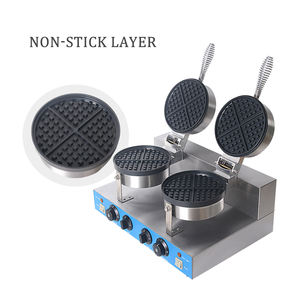 Profesional comercial <span class=keywords><strong>Hong</strong></span> <span class=keywords><strong>Kong</strong></span> Snack Waffle Maker y máquina de rollo de huevo en forma de corazón Nueva condición - Product Image 2