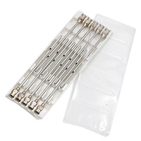 Seringue vétérinaire réutilisable d'aiguilles d'infusion de pis d'acier inoxydable de 25*100mm pour le perçage de canule émoussée médicale/laitière/bétail
