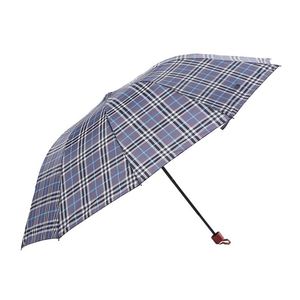 Parapluie publicitaire pliable 3 volets en nylon, personnalisé, pas cher, entièrement automatique, coupe-vent, portable, avec logo, pour la pluie - Product Image 5