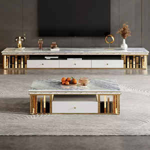 ריהוט foshan שיש סיטונאי טלוויזיה יחידת מגירה לעמוד טלוויזיה מודרנית עומד עם שולחן מרכז - Product Image 1