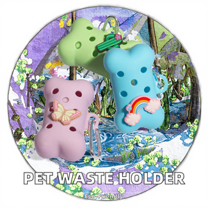 En çok satan Custom-Made dayanıklı suya dayanıklı silikon köpek atık çöp torbası tutucu scoscooper güvenilir Pet atık bertaraf - Product Image 3