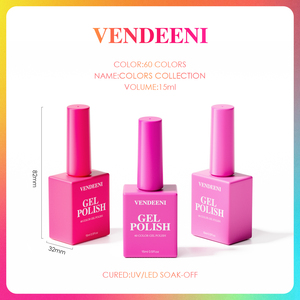 Koleksi Cat Kuku Gel Vendeeni Factory One Color One Bottle 60 Warna, Bebas TPO HEMA, OEM, Perlengkapan Kuku Kustom, Set Cat Kuku Gel - Product Image 5