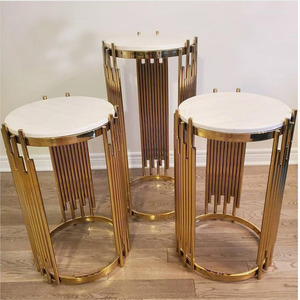 Oferta Especial: Elegante Soporte Dorado para Pastel para Decoración de Bodas y Eventos en Mesa de Dulces - Product Image 1