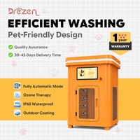 Kiosco Automático para el Cuidado de Mascotas, Gabinete Comercial para el Cuidado de Perros, Resistente a la Humedad, con Sistema de Limpieza
