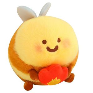 Coussin en peluche abeille personnalisable, adorable jouet en peluche insecte, porte-clés fait main, pendentif de sac, cadeau pour activités - Product Image 1