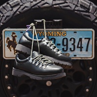 Herrenschuhe Maden Schwarze Leder-Derby-Schuhe im Wanderstil mit Klobiger Sohle Arbeits- und Freizeitschuhe Chaussures Hommes Herbst 2026