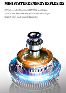 <span class=keywords><strong>Mini</strong></span> pistola de masaje CROSSGUN, cuerpo portátil eléctrico para relajación muscular profunda, cuello, espalda, pie, pierna, hombro, pequeño masajeador BS800 - Product Image 6