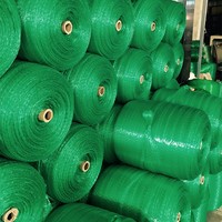 Filet de protection invisible vert en HDPE contre les oiseaux, filet de capture d'oiseaux pour l'agriculture
