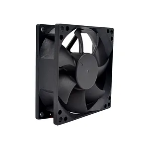 Zihangdahui 80Mm 12V 24V Dc Borstelloze Pwm Fg Ip68 Waterdichte Fan 8025 Lage Db Cooling Fan Pwm hoge Cfm 80X80X25Mm Ventilator