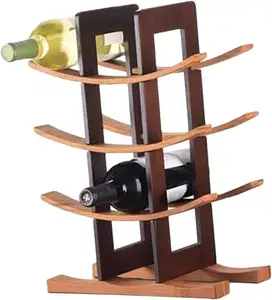 Großhandel 72-Flaschen stapelbares modulares Weinregal für Restaurant, Flaschen-Speicherregal für Küche
