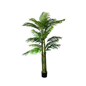 Artificial Palm <b>Tree</b> 2.4m High Simulation Indoor <b>Outdoor</b> Decor Potted Plant For Home Hotel Wedding Props - Product Image 5