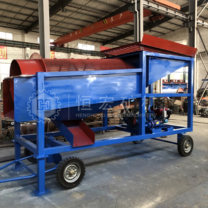 Crible rotatif à moteur et engrenages pour la séparation du compost, de la terre et des pierres, pour usine de traitement minier OEM 10-20 T/H - Product Image 3