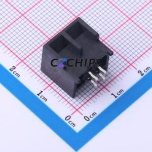 444320401 Wire-to-Board Pin Header Through hole Component (THT),P=3mm Connector 2x2P 3mm Through Hole Micro-Fit (MX 3.0) - Product Image 2